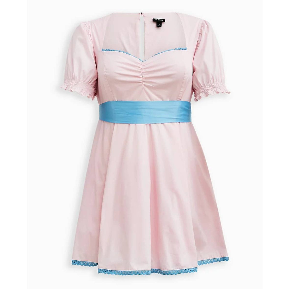 (NO Belt) Torrid 2 18/20 Classic Doll Pink Pin Up Dolly Rockabilly Cosplay Dress - Picture 3 of 3